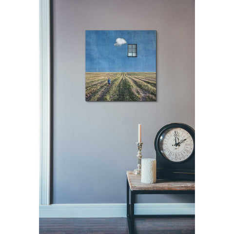 Image of 'Big Blue' by Dariusz Klimczak, Canvas Wall Art,18 x 18