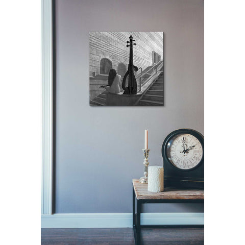 Image of 'Violinist' by Dariusz Klimczak, Canvas Wall Art,18 x 18