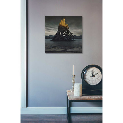 Image of 'Temple of Light' by Dariusz Klimczak, Canvas Wall Art,18 x 18