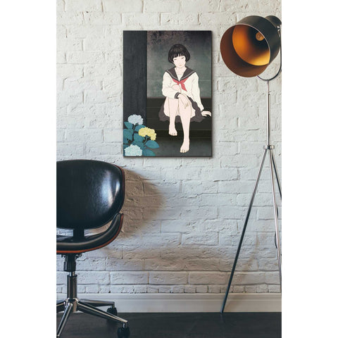 Image of 'Hydrangea' by Sai Tamiya, Canvas Wall Art,18 x 26