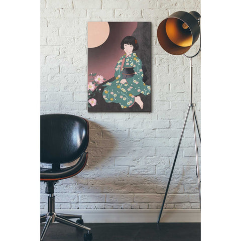 Image of 'Sazanka' by Sai Tamiya, Canvas Wall Art,18 x 26