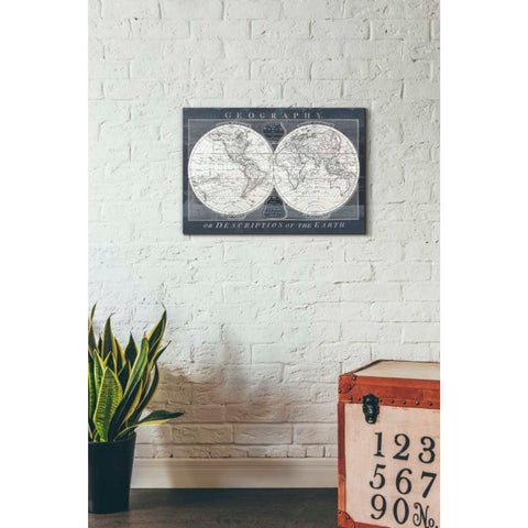 Image of 'Old World Globe' by Wild Apple Portfolio, Canvas Wall Art,18 x 26