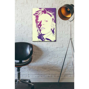 'David Bowie' by Giuseppe Cristiano, Canvas Wall Art,18 x 26
