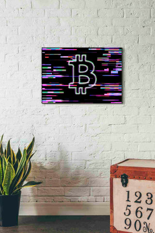 Image of 'Bitcoin Life' Canvas Wall Art,18x26