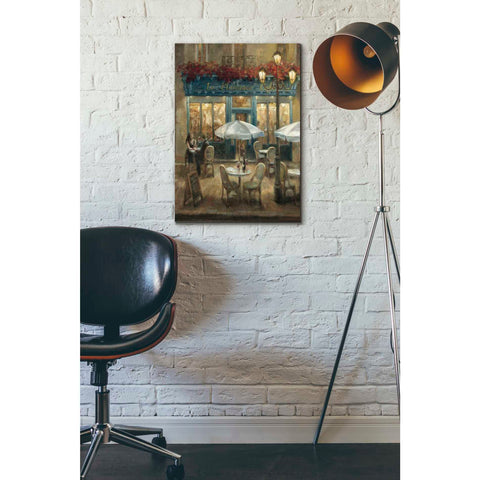 Image of 'Paris Cafe I Crop' by Danhui Nai, Canvas Wall Art,18 x 26