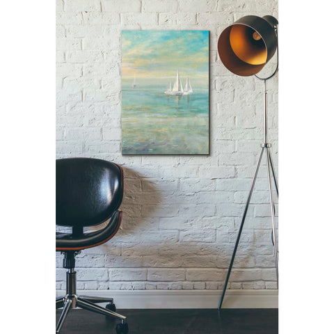 Image of 'Sunrise Sailboats II' by Danhui Nai, Canvas Wall Art,18 x 26