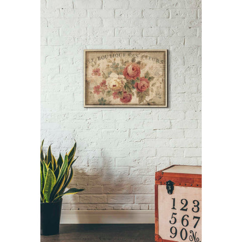 Image of 'Parisian Flowers III' by Danhui Nai, Canvas Wall Art,18 x 26