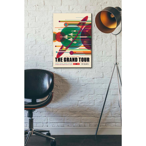 Image of 'Visions of the Future:The Grand Tour' Canvas Wall Art,18 x 26