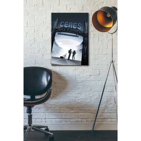 Image of 'Visions of the Future: Ceres' Canvas Wall Art,18 x 26