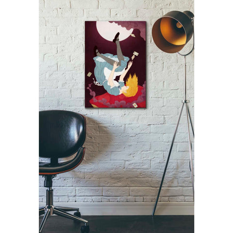 Image of 'Alice in Wonderland' by Sai Tamiya, Canvas Wall Art,18 x 26