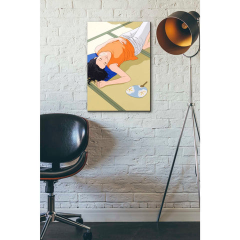 Image of 'Sleeping Woman' by Sai Tamiya, Canvas Wall Art,18 x 26