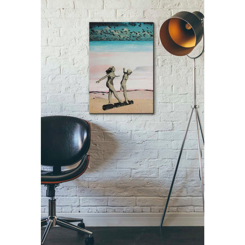 Image of 'BEACH GIRLS' by DB Waterman, Giclee Canvas Wall Art