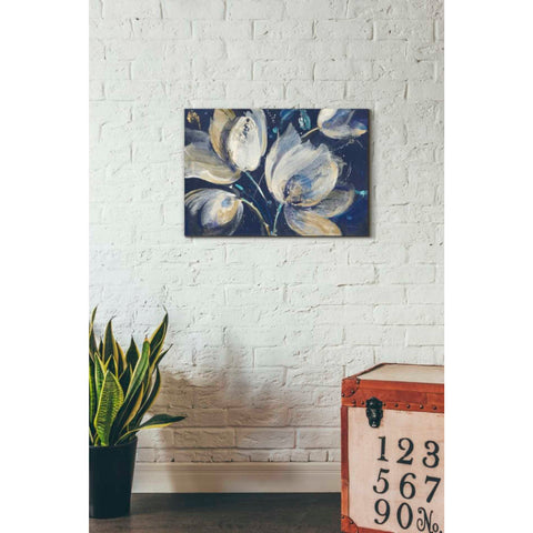 Image of 'Midnight Garden' by Albena Hristova, Canvas Wall Art,26 x 18