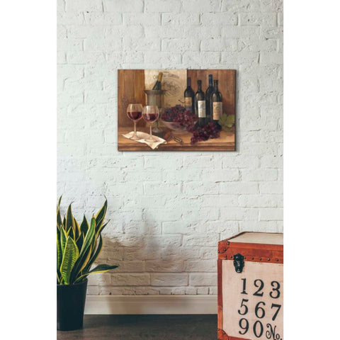 Image of 'Vintage Wine' by Albena Hristova, Canvas Wall Art,26 x 18