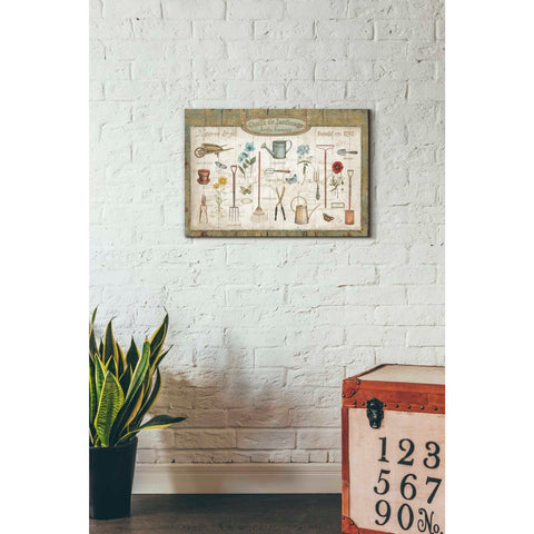 Image of 'Royal Garden I' by Daphne Brissonet, Canvas Wall Art,18 x 26