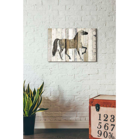 Image of 'Dark Horse' by Michael Mullan, Canvas Wall Art,26 x 18