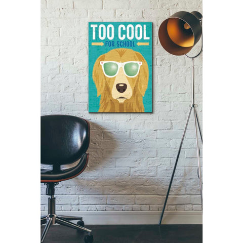 Image of 'Beach Bums Golden I Cool' by Michael Mullan, Canvas Wall Art,18 x 26