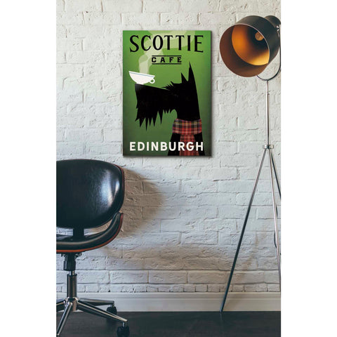 Image of 'Scottie Cafe' by Ryan Fowler, Canvas Wall Art,18 x 26