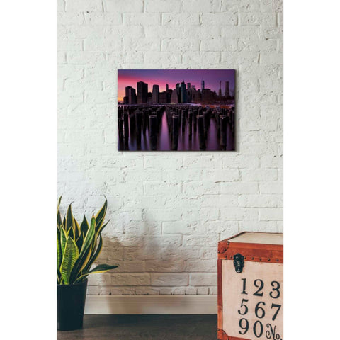 Image of 'Manhattan Glow' by Katherine Gendreau, Giclee Canvas Wall Art