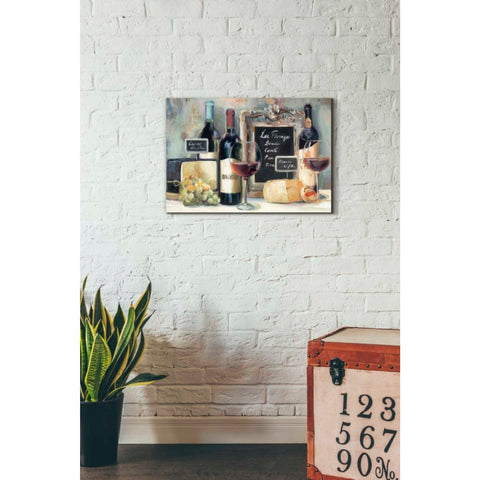 Image of 'Les Fromages' by Marilyn Hageman, Canvas Wall Art,26 x 18