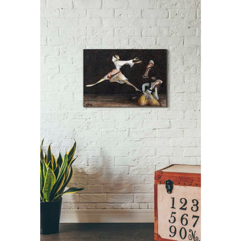 Image of 'Cuca e Maleve' by Samedin Asllani, Canvas Wall Art,24 x 20