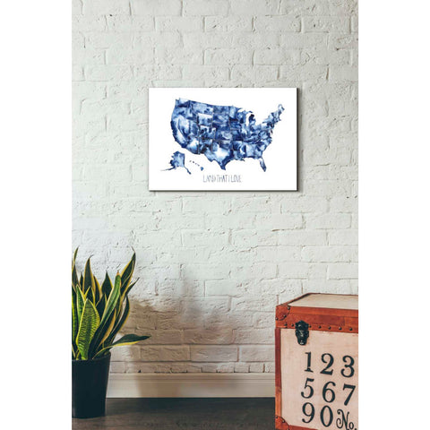 Image of 'Land that I Love' by Grace Popp Canvas Wall Art,26 x 18