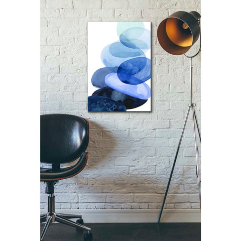 Image of 'River Worn Pebbles I' by Grace Popp Canvas Wall Art,18 x 26
