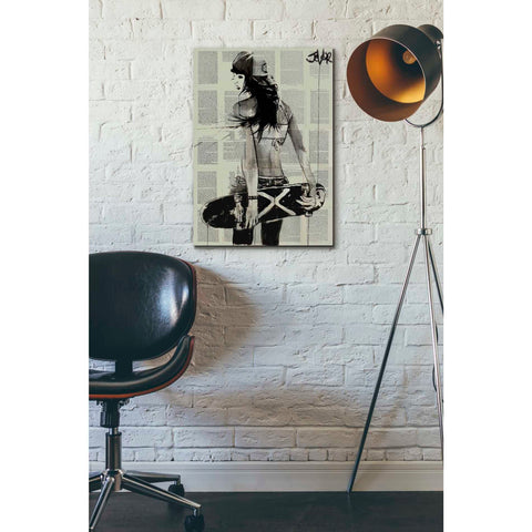Image of 'Sk8Ter Gurl' by Loui Jover, Canvas Wall Art,18 x 26