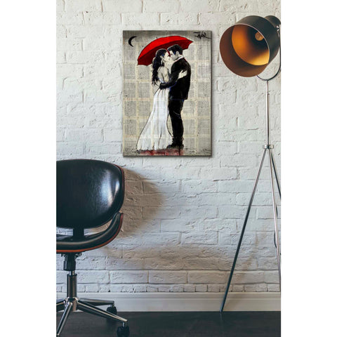 Image of 'Some Rainy Night' by Loui Jover, Canvas Wall Art,18 x 26