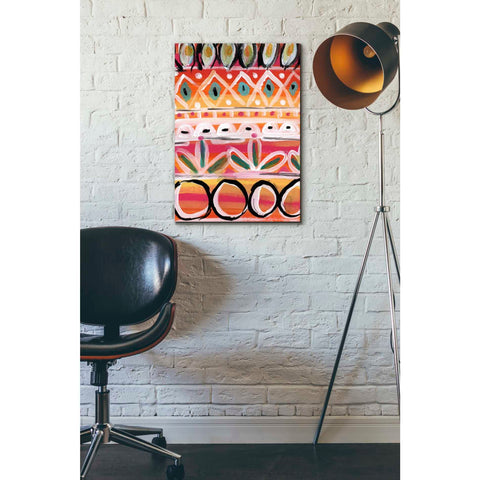 Image of 'Fiesta V' by Linda Woods, Canvas Wall Art,18 x 26