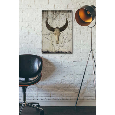 Image of 'Buffalo Skull' by Irena Orlov, Canvas Wall Art,18 x 26