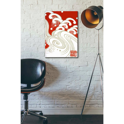 Image of 'Wave A' by Zigen Tanabe, Giclee Canvas Wall Art