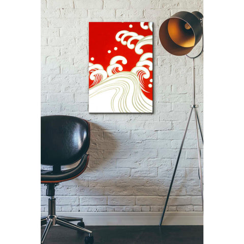 Image of 'Wave B' by Zigen Tanabe, Giclee Canvas Wall Art