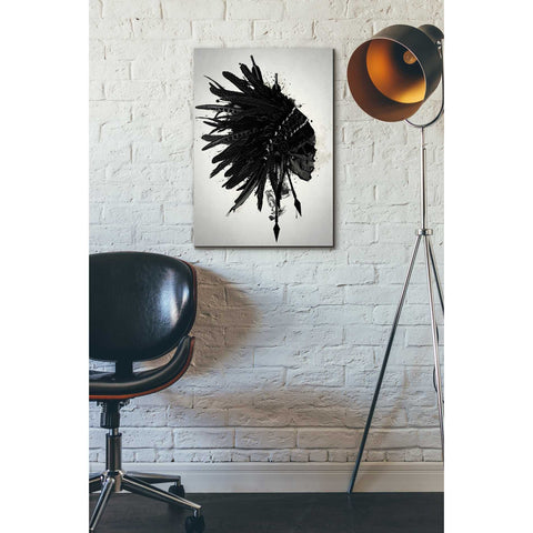 Image of "Warbonnet Skull" by Nicklas Gustafsson, Giclee Canvas Wall Art