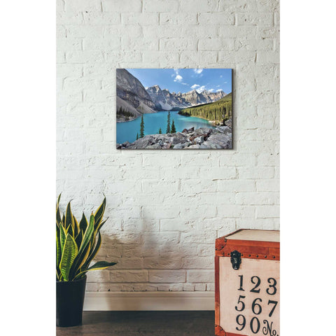 Image of 'Valley of the Ten Peaks,' Canvas Wall Art,18 x 26