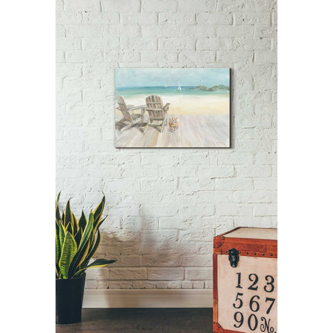 Image of "Seaside Morning 1" by Danhui Nai, Giclee Canvas Wall Art,18 x 26