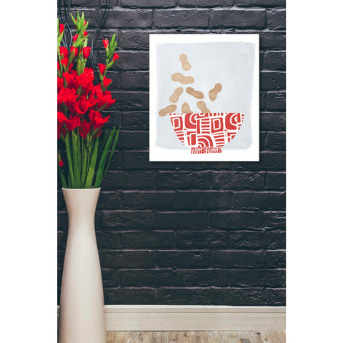 Image of 'Bowl of Peanuts' by Linda Woods, Canvas Wall Art,20 x 24