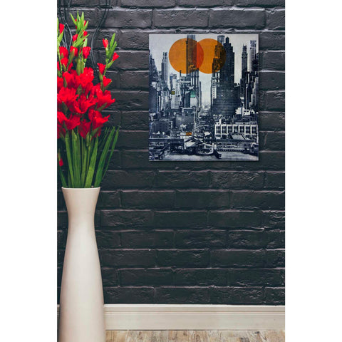 Image of 'NEW YORK SKYLINE 1948' by DB Waterman, Giclee Canvas Wall Art