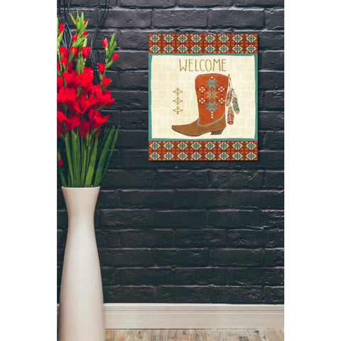 Image of 'Southwest at Heart IV FLAG' by Veronique Charron, Canvas Wall Art,20 x 24