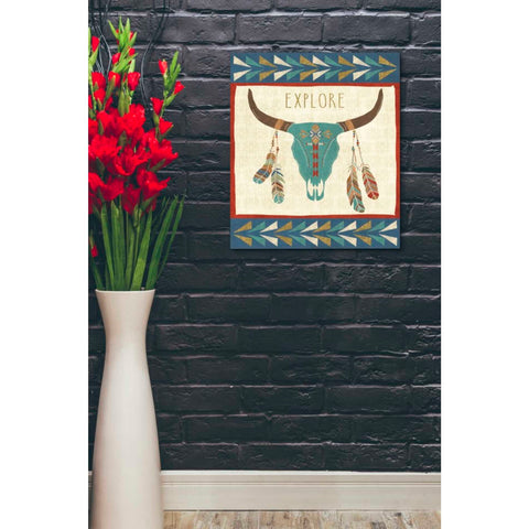 Image of 'Southwest at Heart II FLAG' by Veronique Charron, Canvas Wall Art,20 x 24