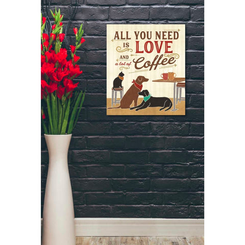 Image of 'Coffee and Friends III' by Veronique Charron, Canvas Wall Art,20 x 24