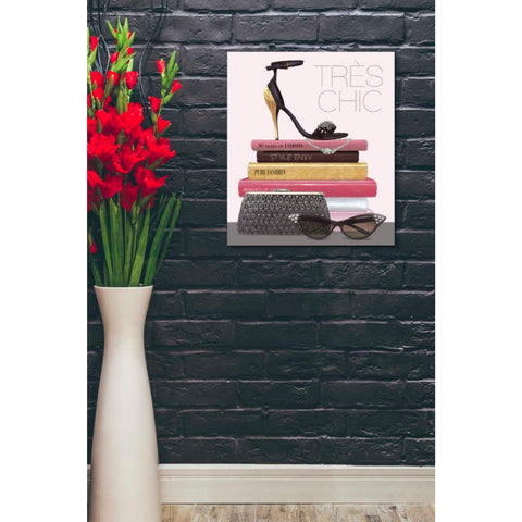 Image of 'Paris Style III Gold and Black' by Marco Fabiano, Canvas Wall Art,20 x 24