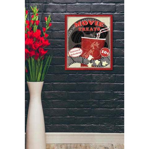 Image of 'At the Movies II' by Veronique Charron, Canvas Wall Art,20 x 24