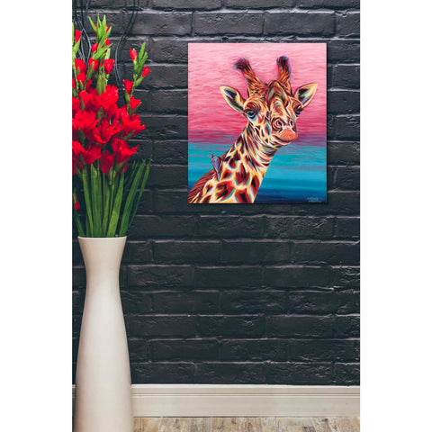 Image of 'Sky High Giraffe I' by Carolee Vitaletti Giclee Canvas Wall Art