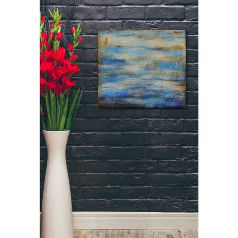 Image of 'Blue Bay Jazz' by Erin Ashley Canvas Wall Art,24 x 20