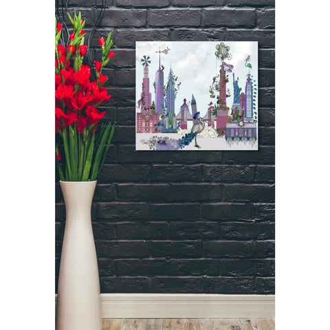 Image of 'New York City, Menagerie' by Fab Funky Canvas Wall Art,24 x 20