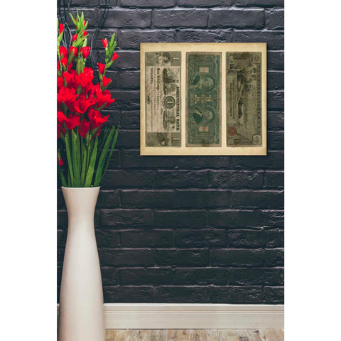 Image of 'Antique Currency V' by Vision Studio Giclee Canvas Wall Art