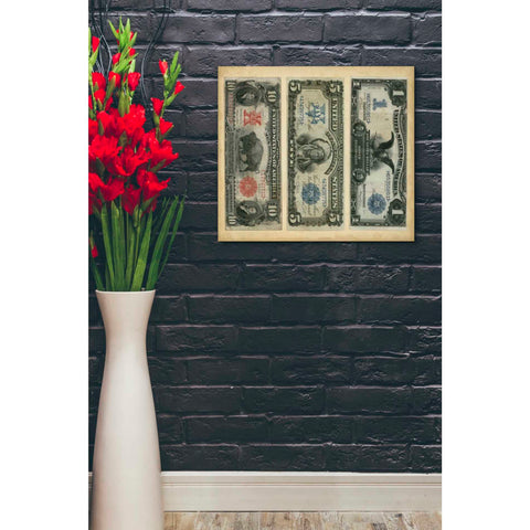 Image of 'Antique Currency VI' by Vision Studio Giclee Canvas Wall Art
