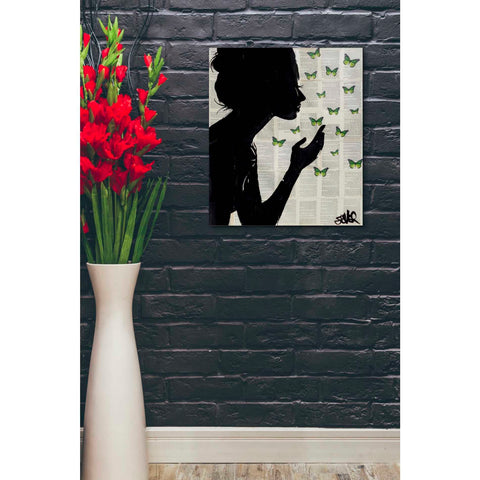 Image of 'Simplicity Green' by Loui Jover, Canvas Wall Art,20 x 24