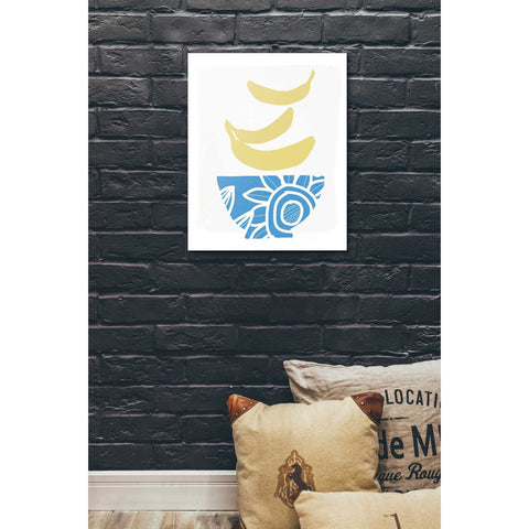 Image of 'Bowl of Bananas' by Linda Woods, Canvas Wall Art,20 x 24
